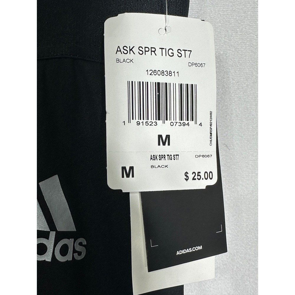 Adidas Alphaskin Sport Tights‎ Shorts Black Compression Training DP6067 Womens M - Picture 2 of 3